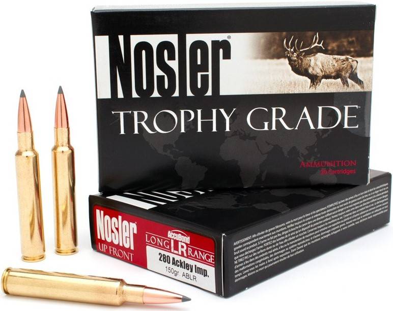 Nosler Trophy Grade Accubond Long Range 280 Ackley Imp 150 Grain  60116-img-0