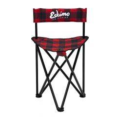 Eskimo Ice Fishing Gear Plaid Folding Ice Chair 34789