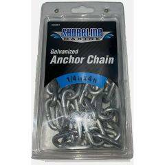 Shoreline Marine Anchor Chain Galvinized .25inX4ft SL52061