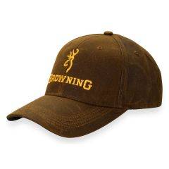 Browning M Dura-wax Logo Hat One Size Brown 3084121 