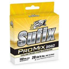 Sufix ProMix Braid 40 lb Low-Vis Grn 150 Yds 630-040G