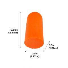 Allen Orange Foam Ear Plugs  2341X 