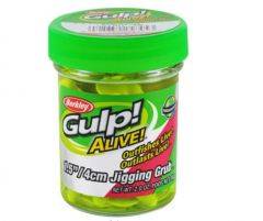 Berkley Gulp! Alive! Jigging Grub 1 1/2in Chart GAJJG1-CH