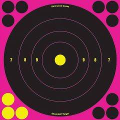 Birchwood Casey Shoot-N-C Pink 8in Targets 6pk 34808 