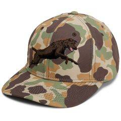 Paramount Outdoors Chocolate Lab 6-Panel Riverside Vintage Camo Cap - One Size PAO1023-H27-OS