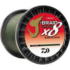 Daiwa J-Braid 8XGrand Braided 300` 20lb Dk Grn JBGD8U20-300DG-LC 