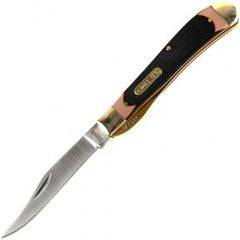 Old Timer Knives Gunstock Trapper Folding Knife Clam Pack 194OTCP 