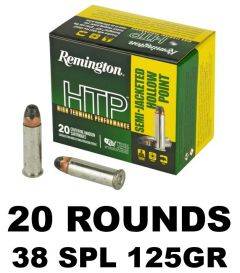 Remington HTP SJHP 38 SPL 125 Grain 20Rd 22303