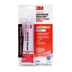 3M Marine Adhesive/Slnt Fast Cure 3oz White 7000148282 