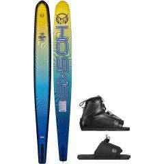 HO Sports 65in Fusion Freeride Slalom Waterski 110 Stance Boot 4-8 Adjustable Rear Toe 21075211 