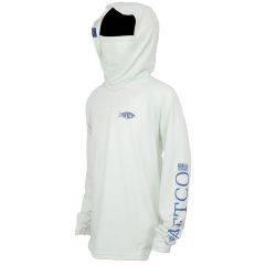 AFTCO Youth Yurei Hooded Performance Long Sleeve Size L B63140-VAPH-L 