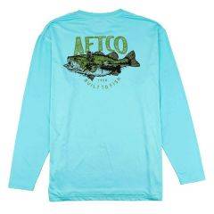 AFTCO Men's Wild Catch Performance Long Sleeve Shirt Size XL M61165BMAXL 