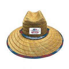 Aftco Men's Sailed Straw Hat One Size MC9024 