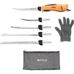 American Angler Pro Electric Fillet Knife Sportsmans Kit 32352