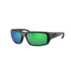 Costa Fantail Polarized Sunglasses Blackout Frames with Green Mirror Polycarbonate Lenses (Medium) 580P 06S9006 900611 