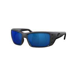 Costa Permit Polarized Sunglasses Matte Gray Frames with Blue Mirror Polycarbonate Lenses (XL) 580P 06S9022 902210 
