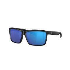 Costa Rinconcito Polarized Sunglasses Matte Black Frame with Blue Mirror Glass Lenses (Medium) 580G 06S9016 901614 