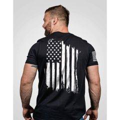 Nine Line M American Flag T-Shirt Size 2XL AMERICA-TS-BLK-2XL