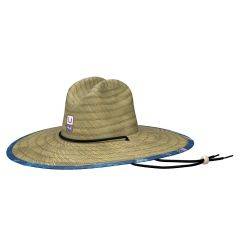 Huk Fish and Flags Straw Hat One Size Set Sail H3000407-489-1 