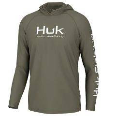 Huk M Vented Pursuit Hoodie Moss H1200525-316 