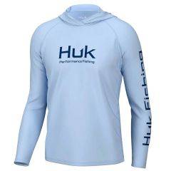 Huk M Vented Pursuit Hoodie Ice Water H1200525-476 