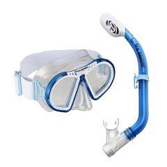 US Divers Toucan Jr Snorkel/Mask Combo (Blue/White) Age 6+ SC3230010 
