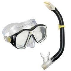US Divers Playa Snorkel Combo (Black/White) SC3911000 