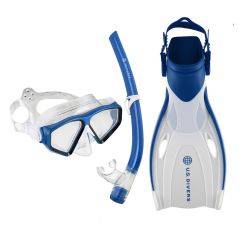 US Divers Tiki Snorkeling Set (Blue/White) SR3944009 