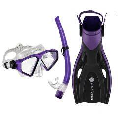 US Divers Tiki Snorkeling Set (Purple/Black) SR3940501 
