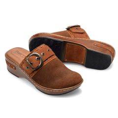 Born Women`s Banyan Clogs Brown Glazed Ginger Distressed BR0028006 