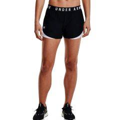 Under Armour Women's UA Play Up 3.0 Shorts (Black/White) 1344552-002 