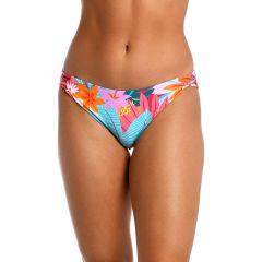 Hobie Swim Women's Strappy Hipster Bikini Bottom (Aloha Tropics) HS3XA96 