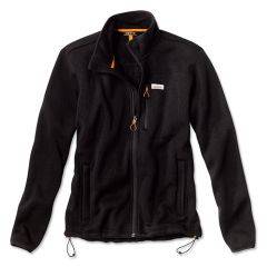 Orvis Men's R65 Sweater Fleece Jacket Black 3BA2105 