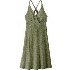 Patagonia W Amber Dawn Dress Size L Verano Salvia Green 59085-VOSG-L 