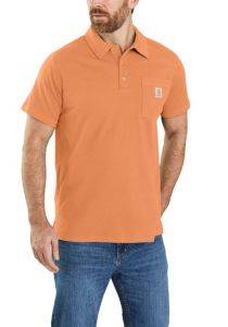 Carhartt Men's Force Relaxed Fit MW SS Pocket Polo 