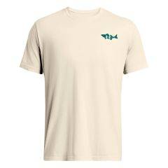 Under Armour  Men's UA Walleye Short Sleeve T-Shirt Summit White/Coastal Teal 1382908-110 