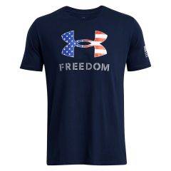 Under Armour  Men's UA Freedom Logo T-Shirt Academy/Steel 1382970-408 