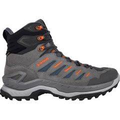 Lowa Men's Innovo GTX Mid Hiking Boot Grey/Petrol 3113309075-GRYPET 