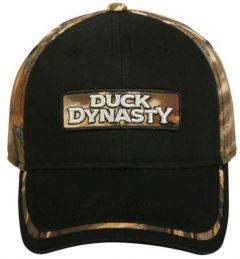 Outdoor Cap Duck Dynasty Cut And Sew Visor Black with Realtree Max 4 One Size DYN-014