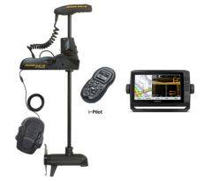 Garmin ECHOMAP UHD 93sv without Transducer with Minn Kota Ulterra 80"/60"