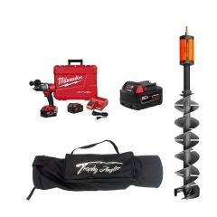 K-Drill Milwaukee ToolM18 Fuel 1/2" Drill Driver Kit with K-Drill Ice Auger System