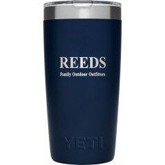 YETI Rambler 10oz Tumbler Navy w/ REEDS Logo 21071015011-N-REEDS 