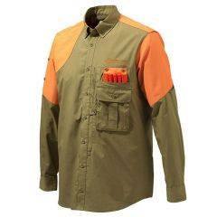 Beretta Upland Front Load Shirt LU611T1184081G Brown Orange L
