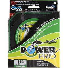 Power Pro Braided Spectra 15lb 300Yds Green 21100150300E