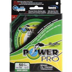 Power Pro Braided Spectra 50lb 150Yds Green 21100500150E