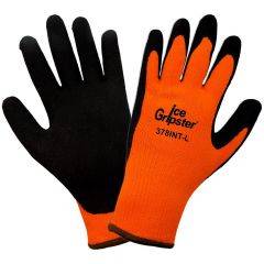 Global Glove Ice Gripster Water Repellent Glove Orange Size L 378INT-9