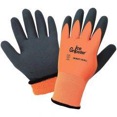 Global Glove Ice Gripster Water Resistant Glove Orange Size L 380INT-9