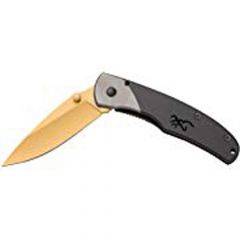 Browning Mountain TI Gold 50th Anniv Sm Knife 3220201