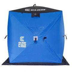 Clam C-360 Hub Shelter 4 Sided 2-3 Anglers 14474