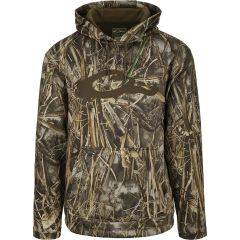 Drake Men's LST Silencer Fleece-Lined Hoodie Realtree Max-7 DW2880-038